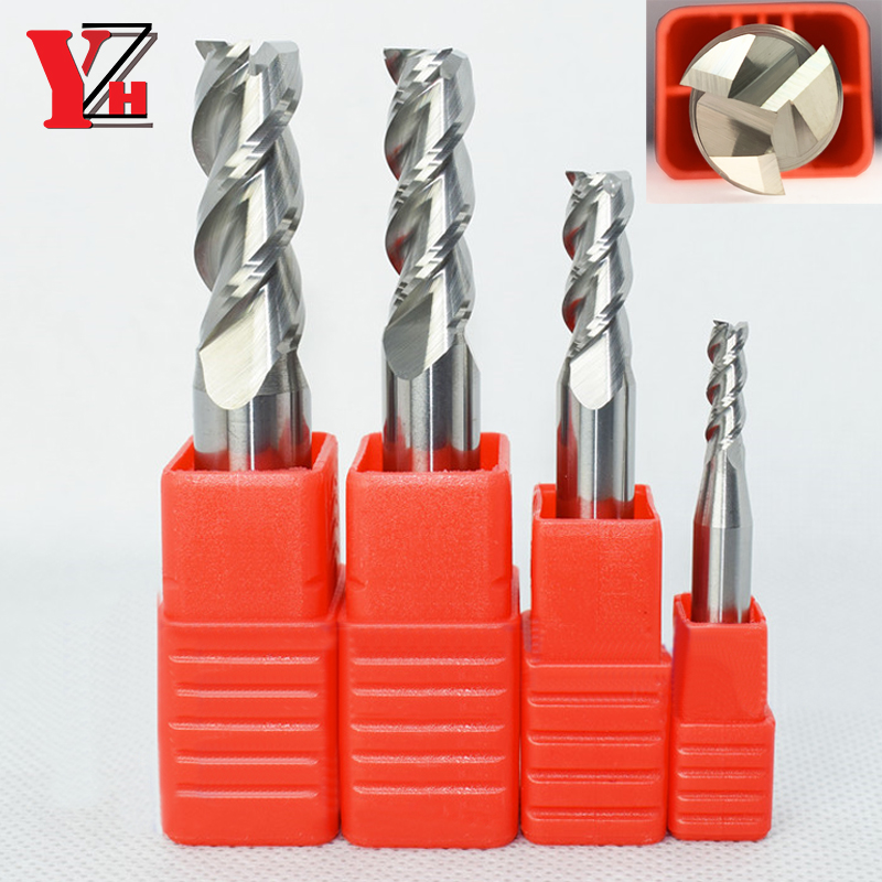 Carbide End Mill - YZH HRC60 Schaftfräser Durchmesser 1,05mm bis