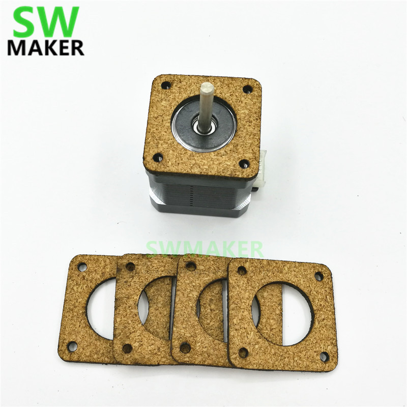 Nema 17 Stepper - 2 Stück 3 mm Anti-Vibrations-Korkdämpfer gestanzte