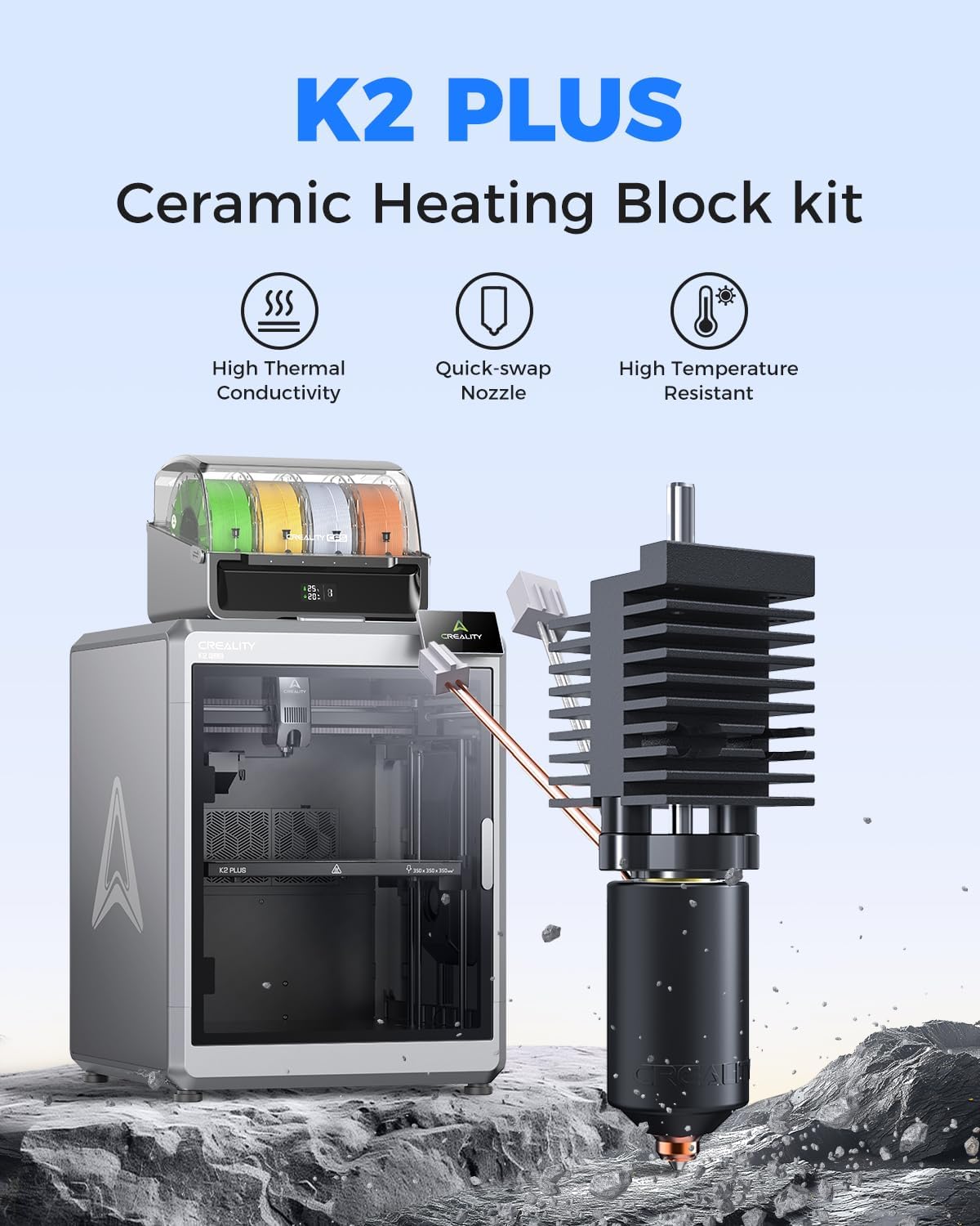 Creality K2 Plus Keramik-Hoten – Aluminium Profile 2020 Bewertung und Preis