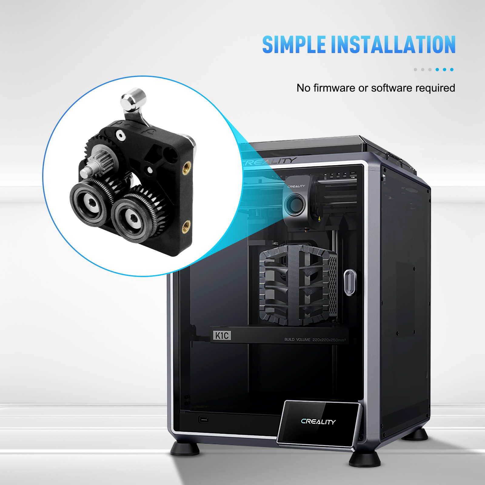 K1C-Extruderzahnrad für Creali – Aluminium Profile 2020 Bewertung und Preis