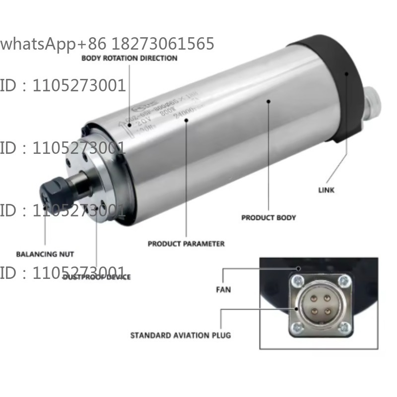 24000 U/min, runder, wassergek – Spindle Motor Bewertung und Preis
