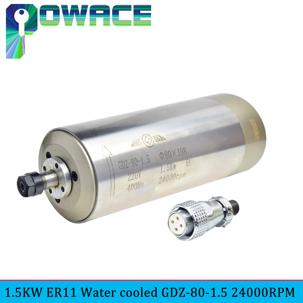 GDZ-80 1,5 kW er11 cnc wasser  – Water Cooled Spindle Bewertung und Preis