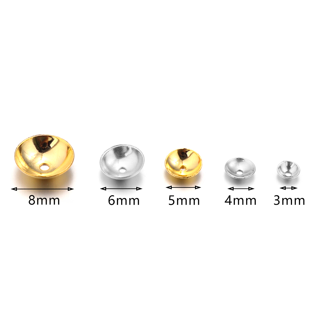 50/100pcs Edelstahl Perlen Kap – Coupling 8Mm Bewertung und Preis