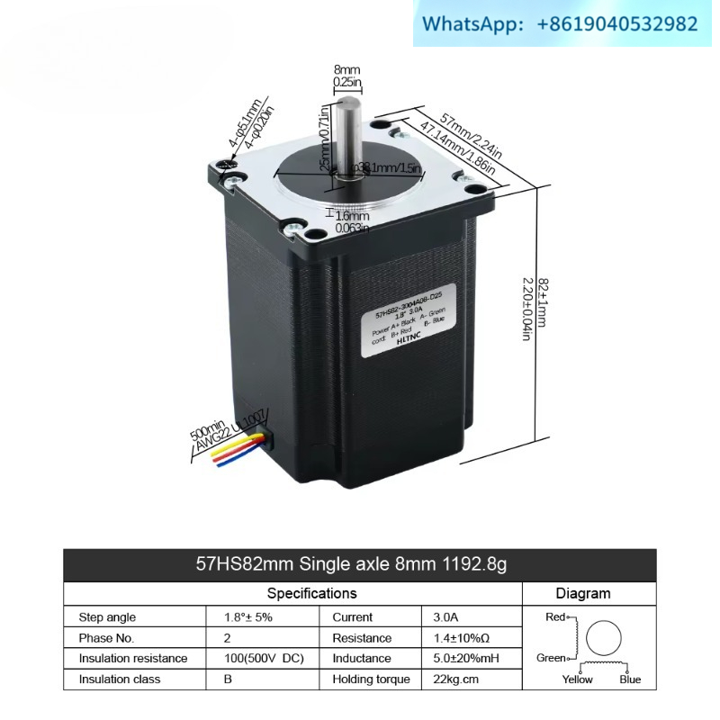 (1 Stück) HLTNC CNC-Kit 2,2 N  – Nema23 Stepper Bewertung und Preis