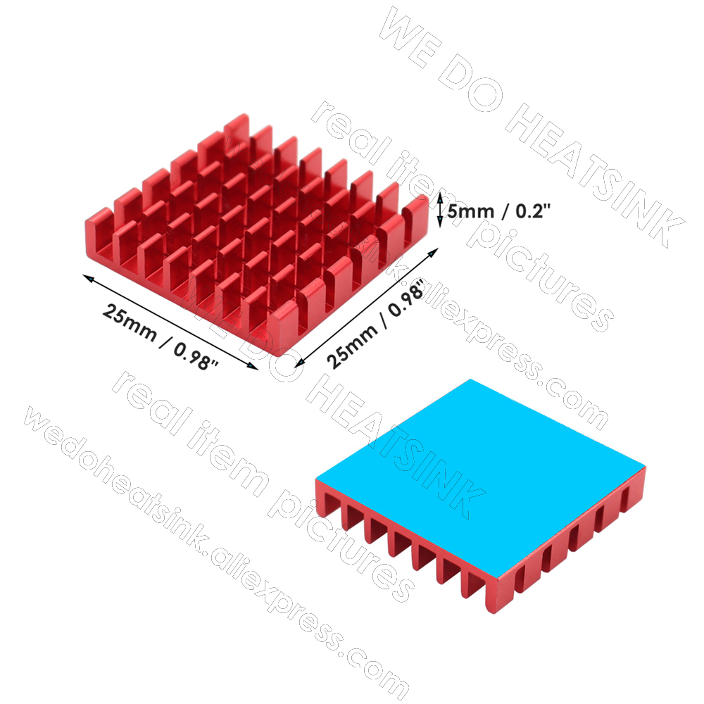 WIR TUN KÜHLKÖRPER 25x25x5mm O – Aluminium Extrusion Bewertung und Preis