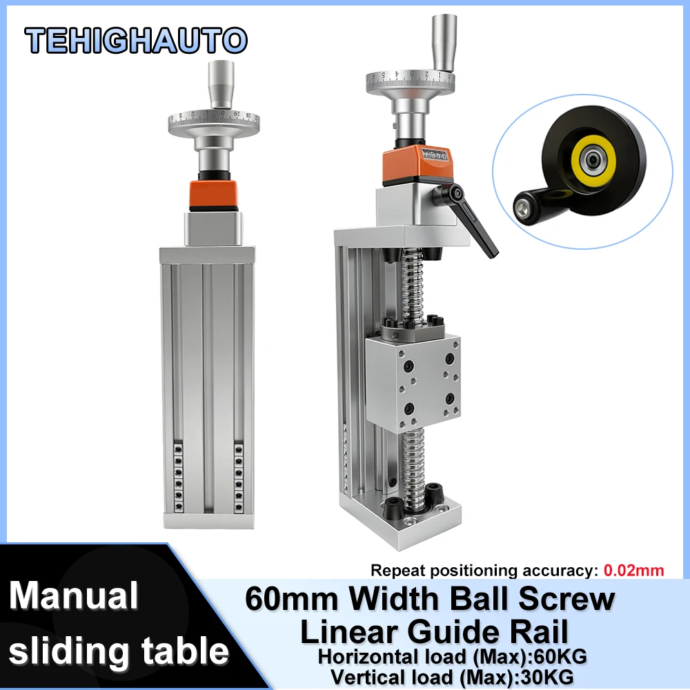 60 kg Traglast Manueller Linea – Linear Rail Bewertung und Preis