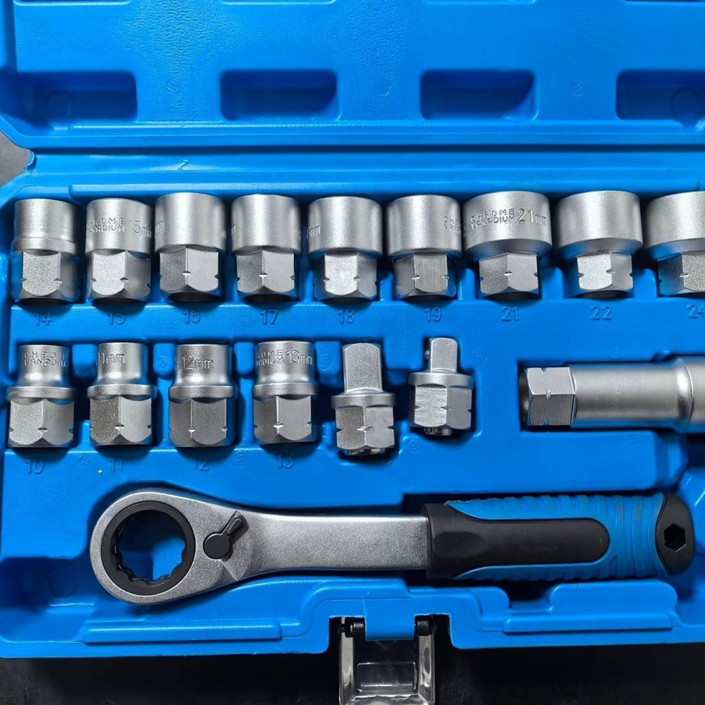 17-teiliger 12-Kant-Ratschensc – Cnc Bits Bewertung und Preis