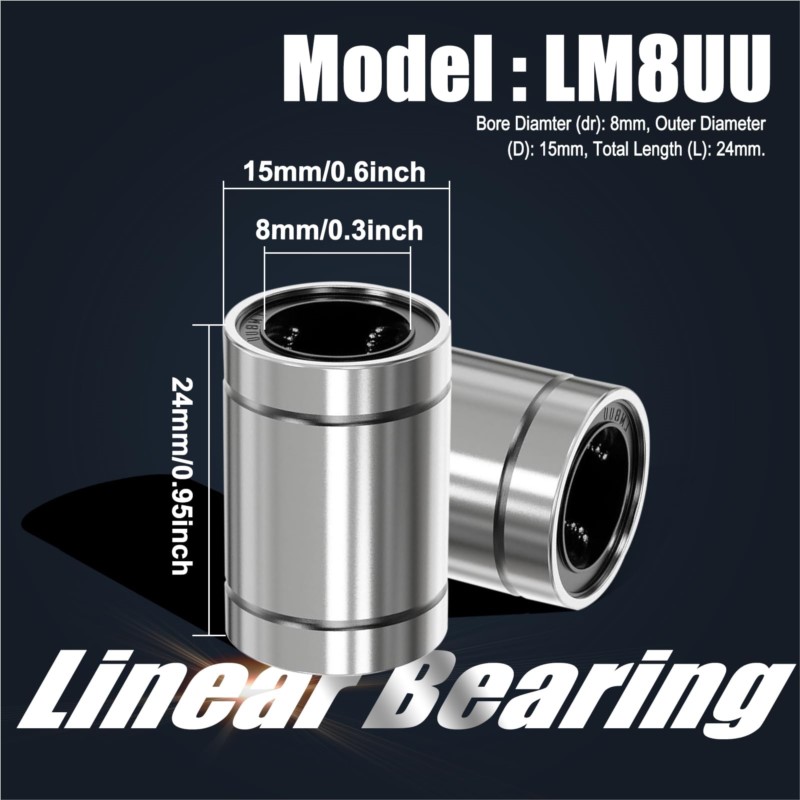 4/10PCS LM8UU LM10UU LM16UU LM – Lm8Uu Bearing Bewertung und Preis